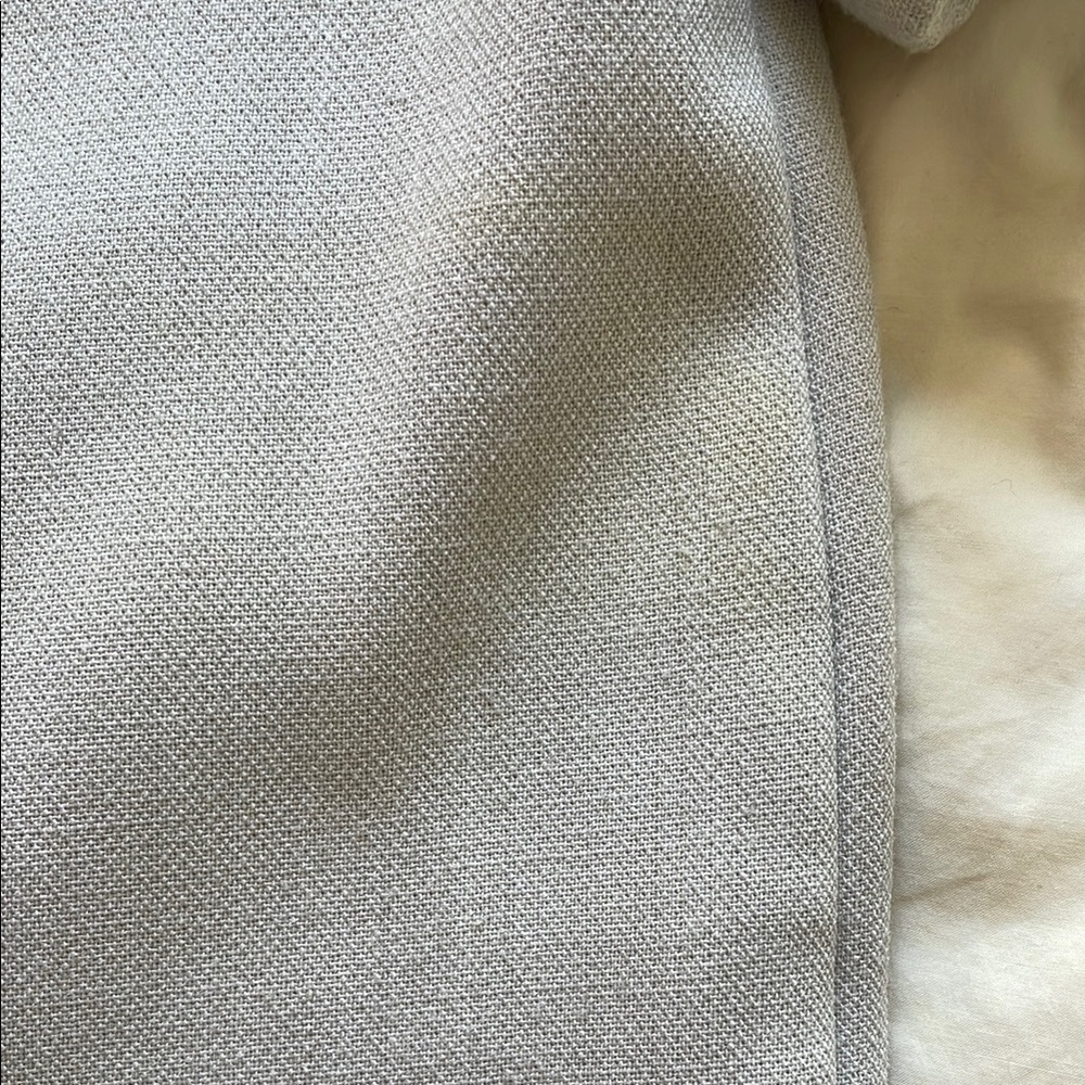 Madewell Gray Short Sleeve Top with Leaf Embroidery - Picture 5 of 5